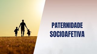 Paternidade socioafetiva [upl. by Aihseyk28]