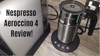 Nespresso Aeroccino 4 Milk Frother Review  Worth upgrading from the Aeroccino 3 [upl. by Drona316]