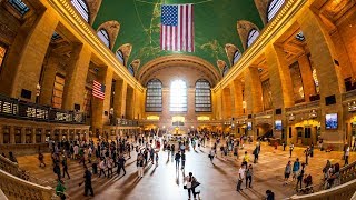 Walking Tour of Grand Central Terminal — New York City 【4K】🇺🇸 [upl. by Roosnam391]