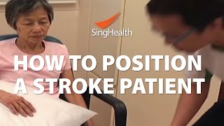 How To Position A Stroke Patient [upl. by Enyrehtac]