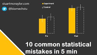 Ten Statistical Mistakes in 5 Min [upl. by Htial]