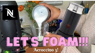 How To Foam Milk With Aeroccino 3 Make Coffee With Foam Tips amp Tricks  Easy Foamed Latte Recipe [upl. by Gary134]