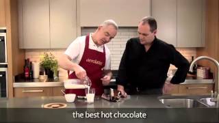 How to make a hot chocolate using an aerolatte milk frother [upl. by Doubler]