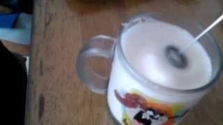 Aerolatte Review Frothing Cold Milk In Under 1 Minute [upl. by Liauqram212]